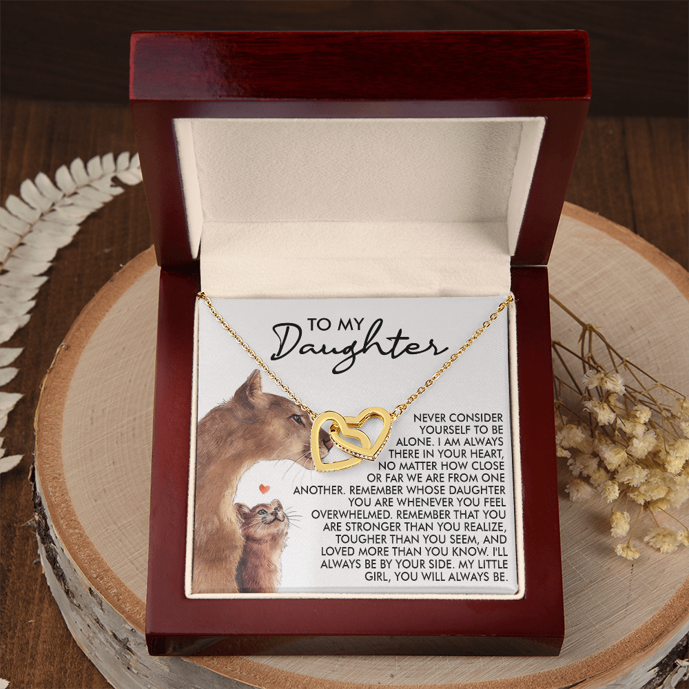 To My Daughter Necklace, To My Mom Necklace, Adult Daughter Valentines Gifts, Necklace From Dad To Daughter