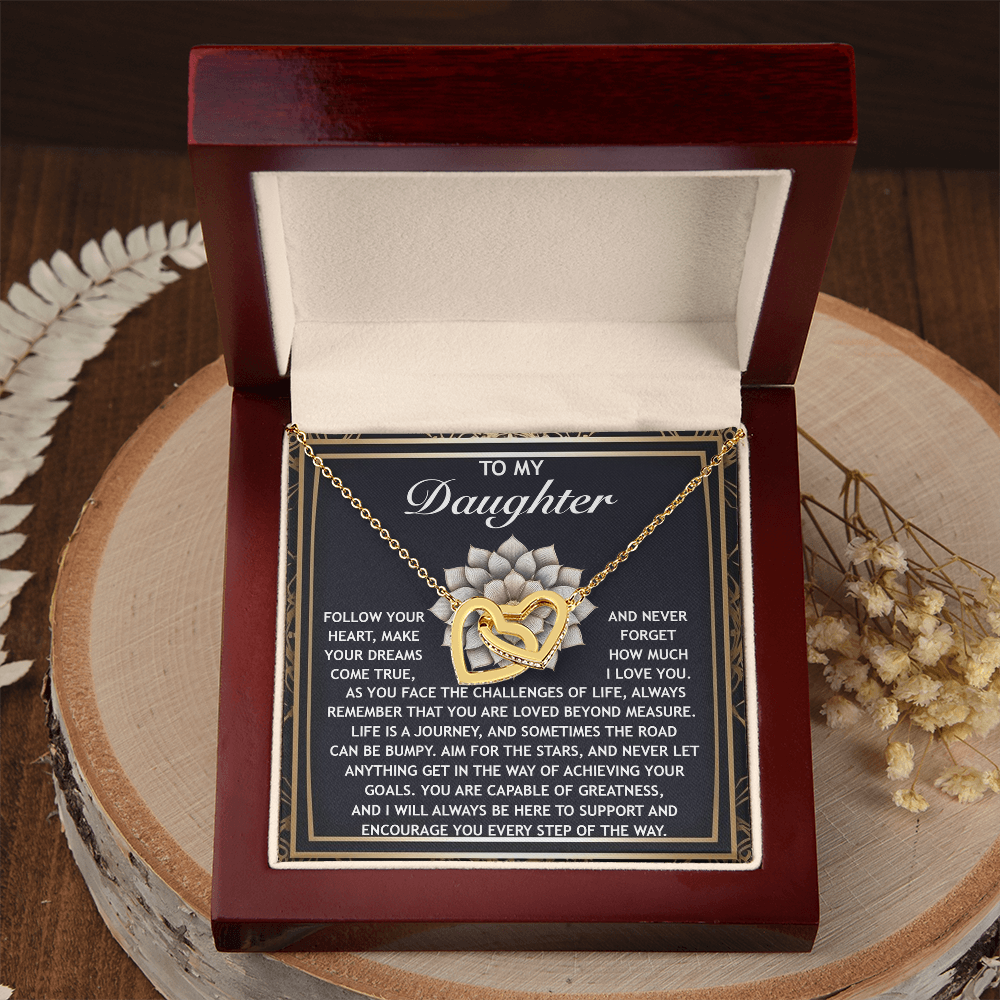 To My Daughter Necklace, Daughter Necklace From Mom, Birthday Gifts For Adult Daughter, Necklaces For Daughter From Dad
