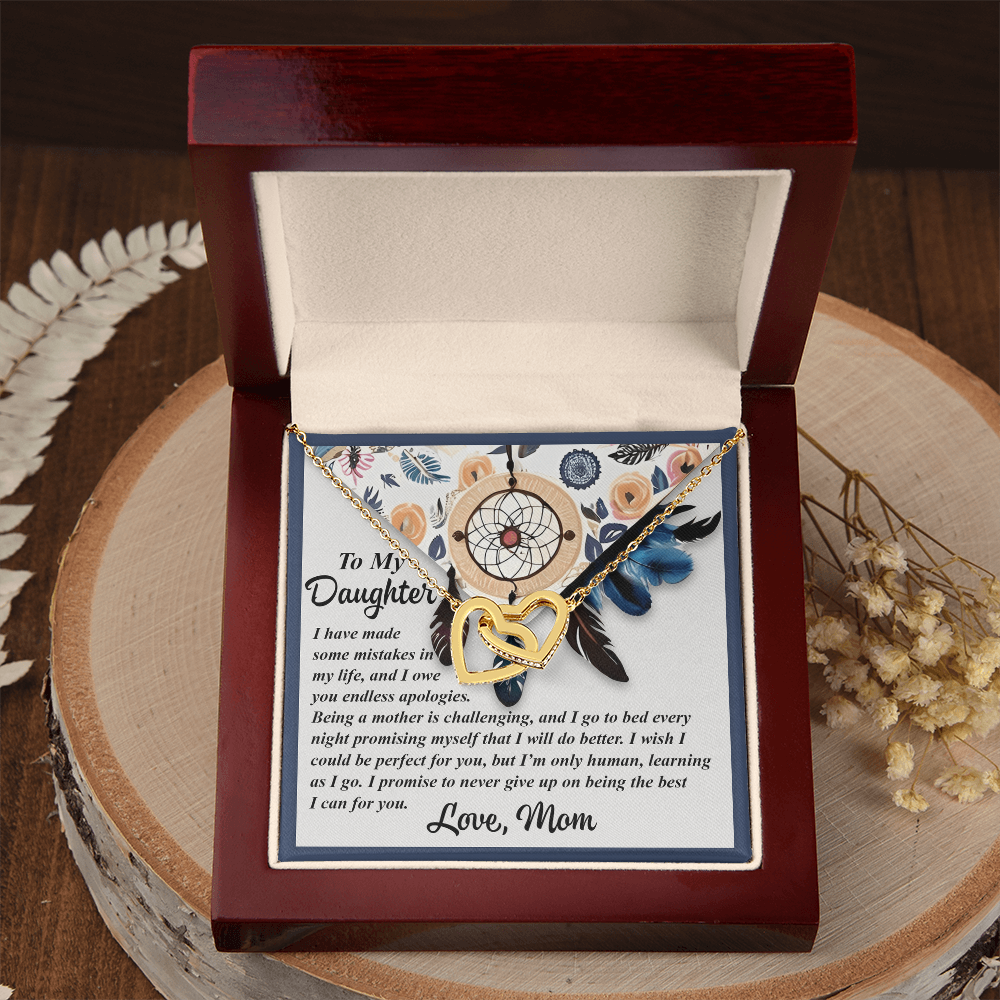 To My Daughter Necklace, Mother And Daughter Necklace, Gifts For Daughter Adult, Jewelry For Daughter From Dad