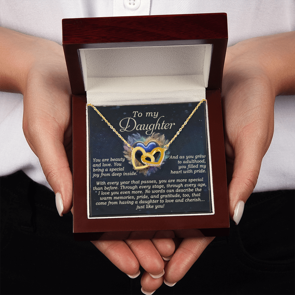 To My Daughter Necklace, For My Daughter From Dad, Daughter Gift From Dad, Daughter Necklaces From Mom
