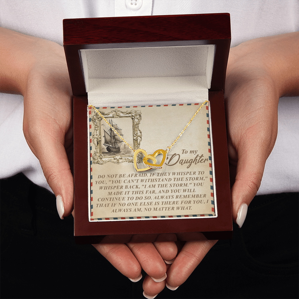 To My Daughter Necklace, Daughter Necklace From Dad, To My Daughter Necklace From Dad, To Our Daughter Gifts From Parents