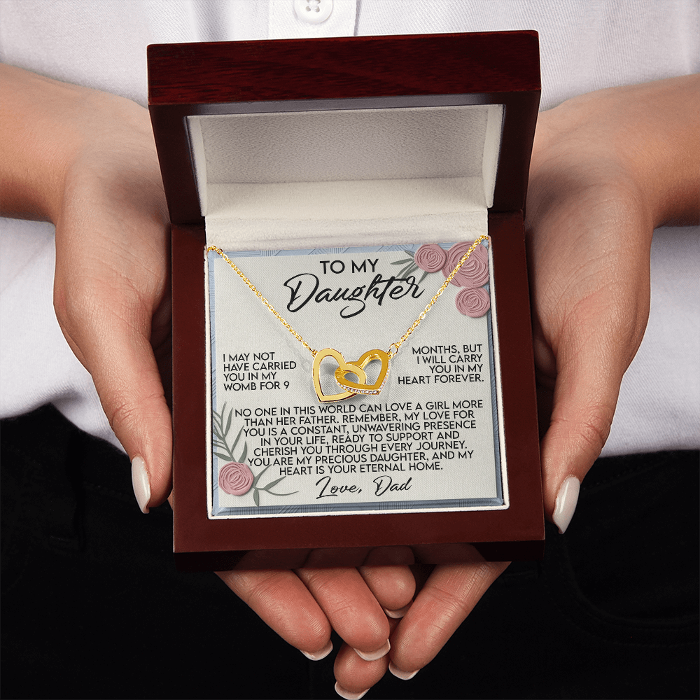 To My Daughter Necklace, Daughter Necklace From Dad, To My Daughter Necklace From Dad, Dad To Daughter Necklace