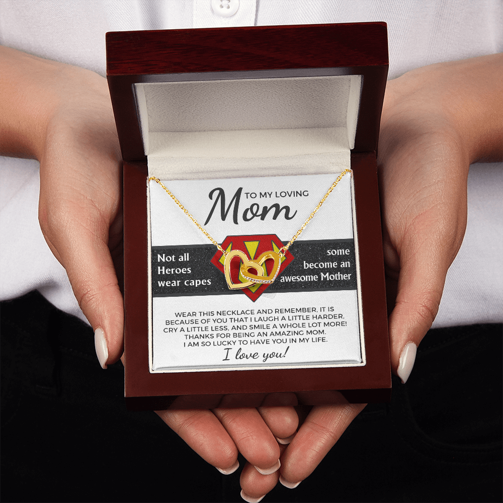 To My Loving Mom Necklace, Jewelry Mother Day Gift, I Love My Mom Necklace, Gifts For Mexican Moms, Birthday Gift Boyfriends Mom