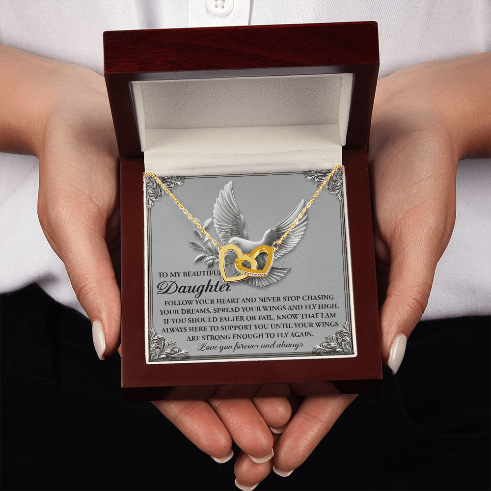 To My Beautiful Daughter Necklace, Birthday Card For Adult Daughter, Adult Daughter Birthday Gifts, Bonus Daughter Gifts Unique