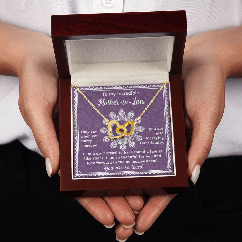 To My Partner's Mom Necklace, To My Mother In Law On My Wedding Day, Things For Mother In Laws, Sentimental Gifts For Mother In Law
