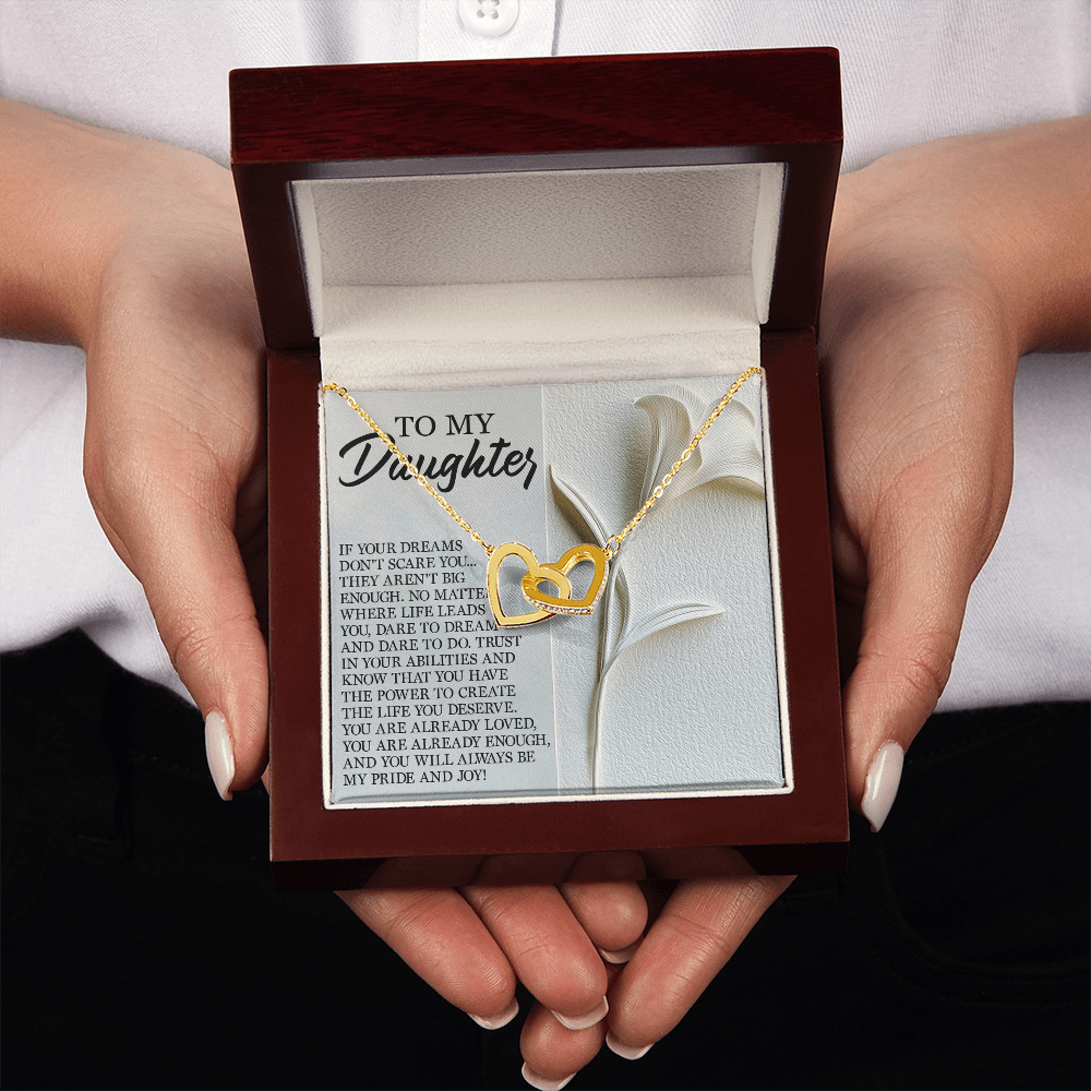 To My Daughter Necklace, Necklace For Daughter From Mom, Graduation Gift For Daughter, Necklace For My Daughter