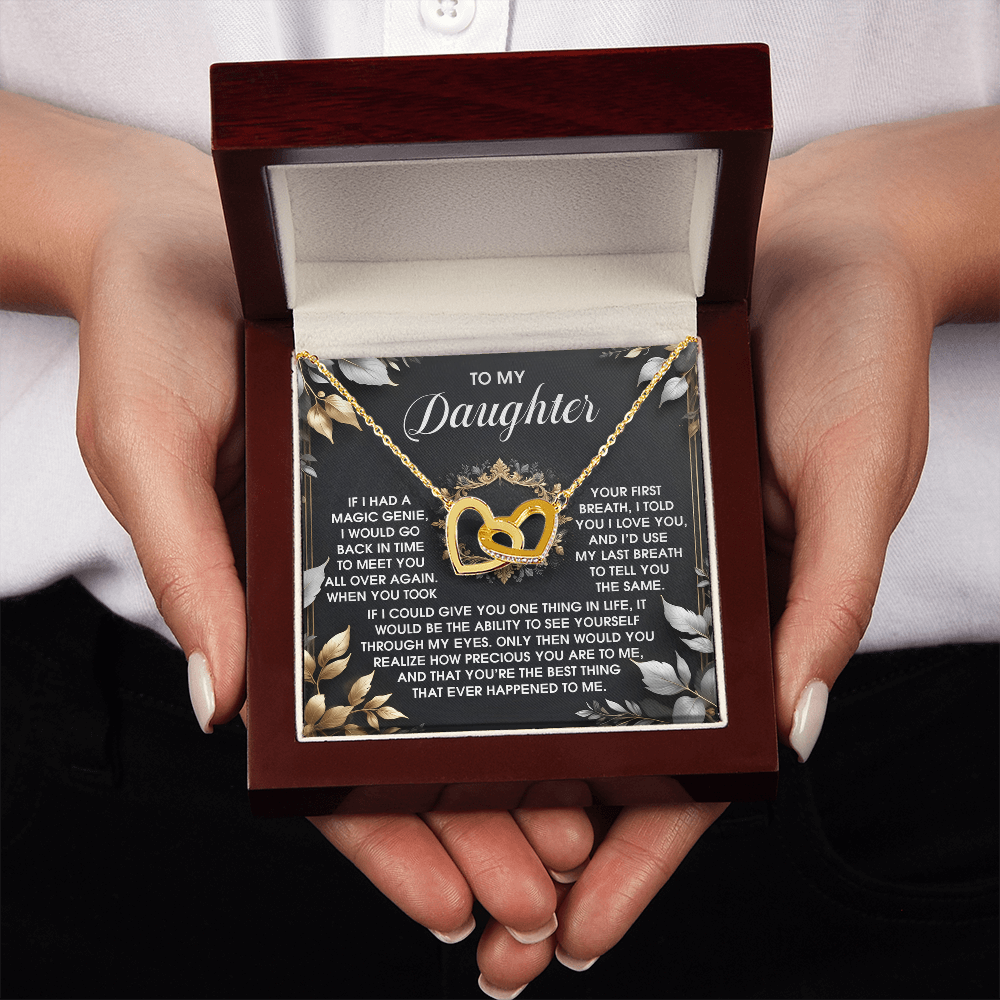 To My Daughter Necklace, Mother Daughter Necklace Gold, Gifts For Adult Daughter, Daughter Necklace From Mom And Dad