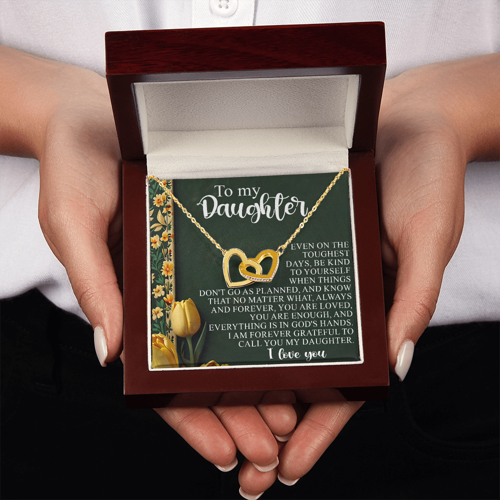 To My Daughter Necklace, Valentine For Adult Daughter, Daughters Necklace From Dad, To My Badass Daughter Necklace From Dad