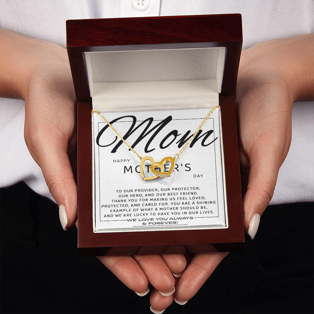 To My Mom Necklace, Worlds Best Mom Necklace, Gifts For Mom From Daughter Meaningful, Sentimental Gift Mom From Son