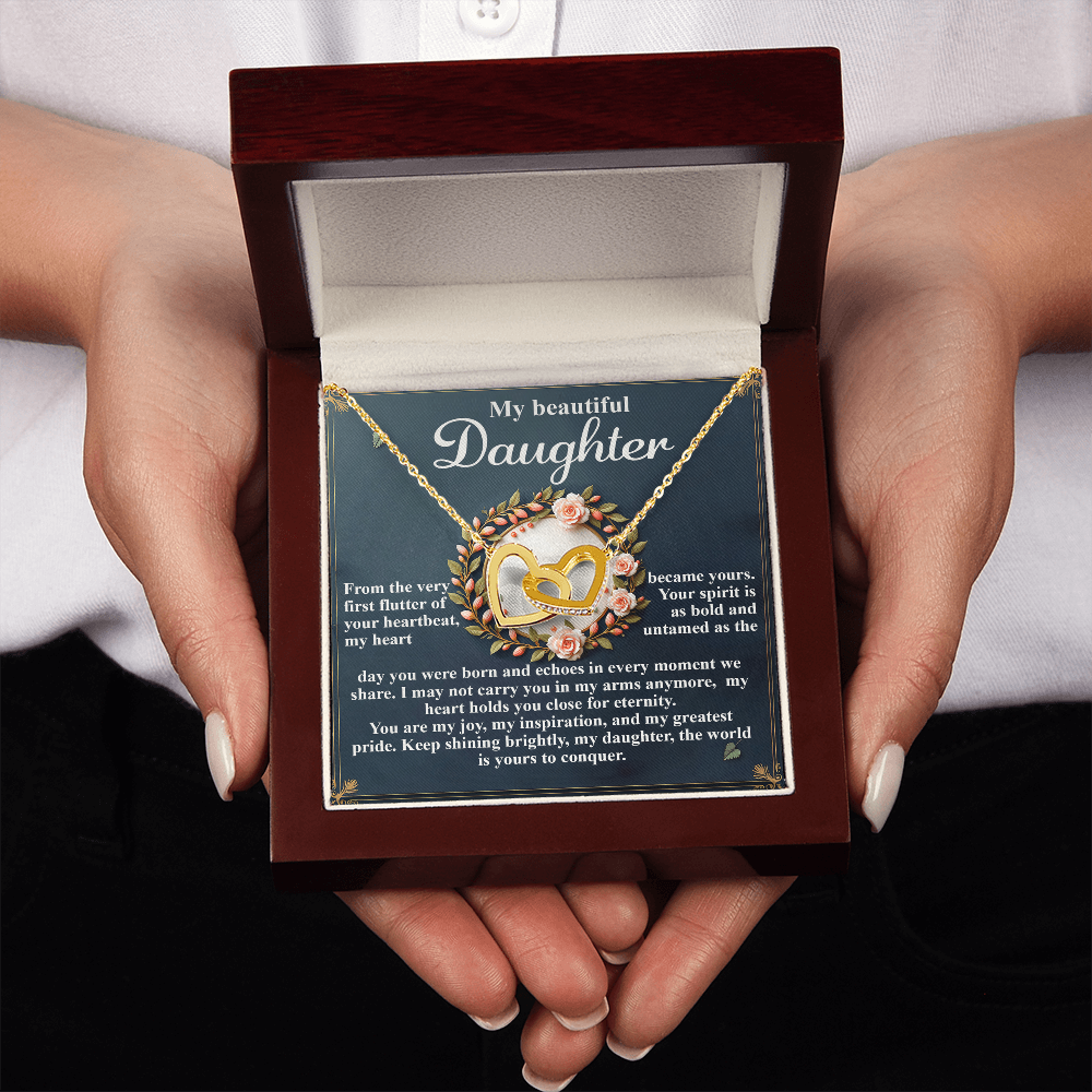 My Beautiful Daughter Necklace, My Daughter Gifts From Dad, Gifts For Daughter From Mom, Mom And Daughter Necklaces