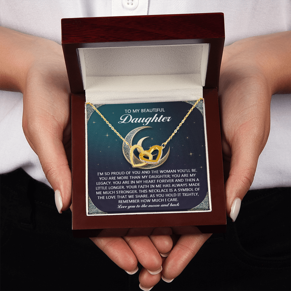 To My Beautiful Daughter Necklace, For My Daughter Necklace, Daughter Gifts From Mom, For My Daughter From Mom