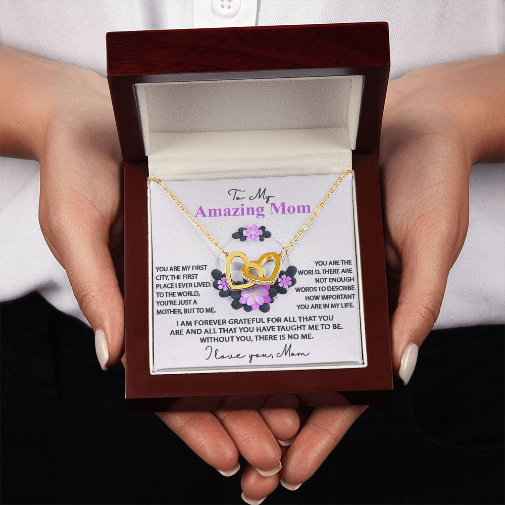 To My Amazing Mama Necklace, Mothers Day Necklace From Son, Christma Mom From Daughter, Gift My Mom Birthday, Mother Day Gift Mom Jewelry