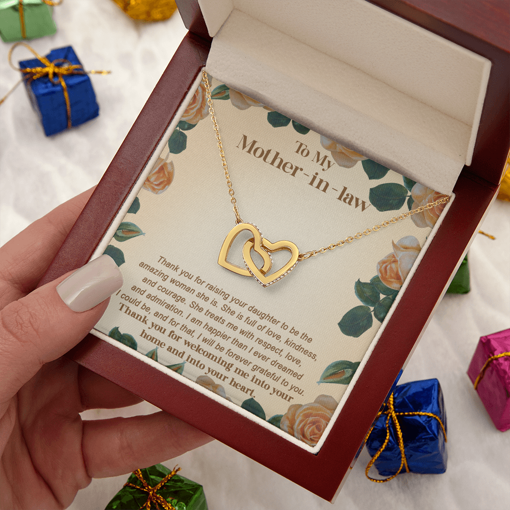 To My Incredible Mother-In-Law Necklace, Mother In Law Mothers Day Gift Jewelry, Future Mother In Law Gifts From Daughter In Law