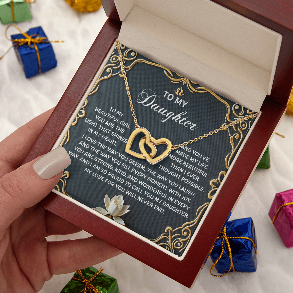 To My Daughter Necklace, Jewelry For Daughter From Mom, Graduation Gift For Daughter, To My Daughter Necklace From Mom