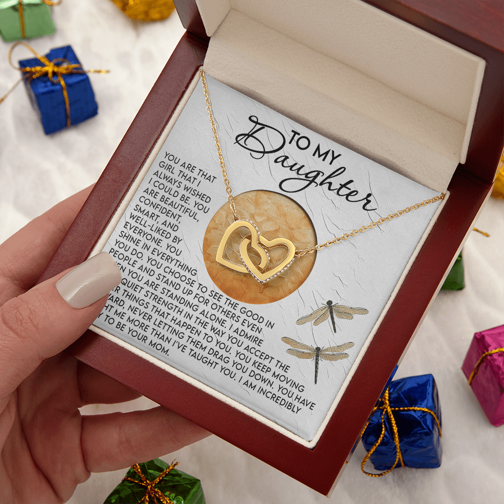 To My Daughter Necklace, Mother And Daughter Necklace, Gifts For Daughter Adult, Jewelry For Daughter From Dad