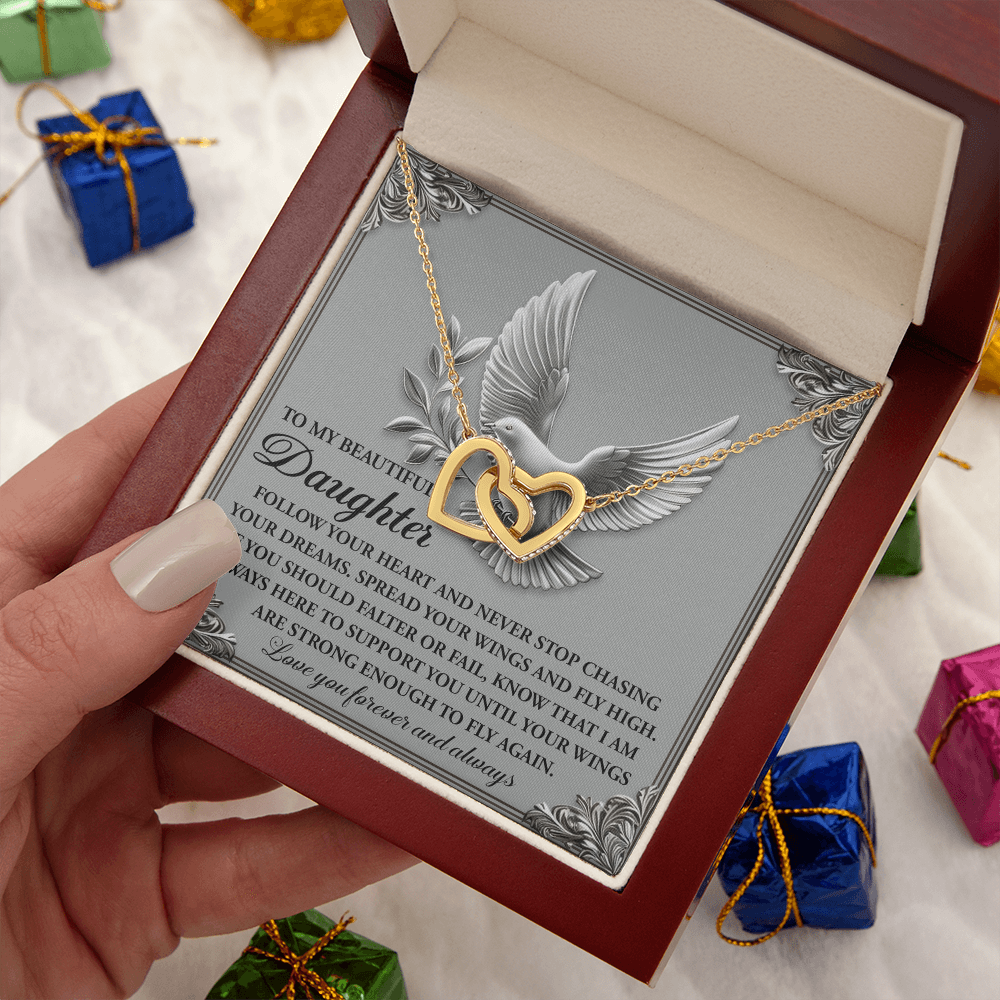 To My Beautiful Daughter Necklace, Birthday Card For Adult Daughter, Adult Daughter Birthday Gifts, Bonus Daughter Gifts Unique