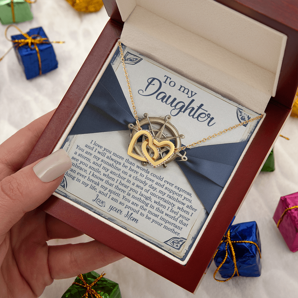 To My Daughter Necklace, For My Daughter From Mom, Mother Day Gifts For Daughters Adult, Mothers Day Giftfrom Daughter