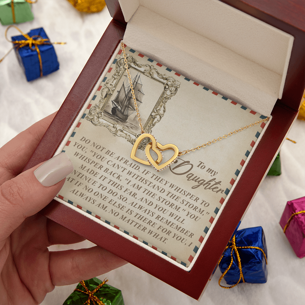 To My Daughter Necklace, Daughter Necklace From Dad, To My Daughter Necklace From Dad, To Our Daughter Gifts From Parents