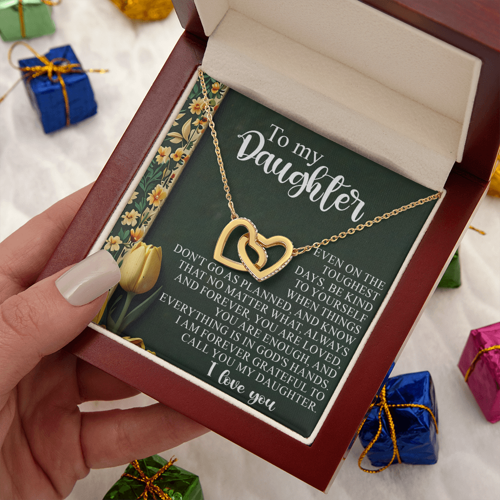 To My Daughter Necklace, Valentine For Adult Daughter, Daughters Necklace From Dad, To My Badass Daughter Necklace From Dad