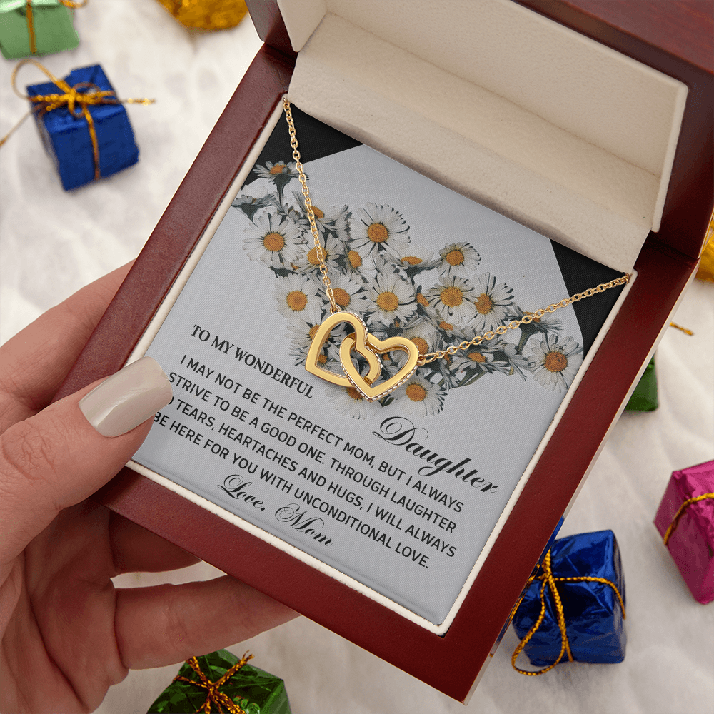 To My Wonderful Daughter Necklace, Daughter Gifts From Mom Unique, Mother Daughter Necklace, My Daughter Gifts From Mom