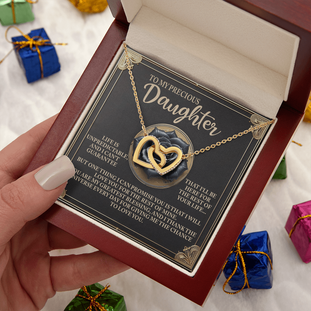 To My Precious Daughter Necklace, Necklaces For Daughter From Dad, For My Daughter Necklace, Necklaces From Dad To Daughter