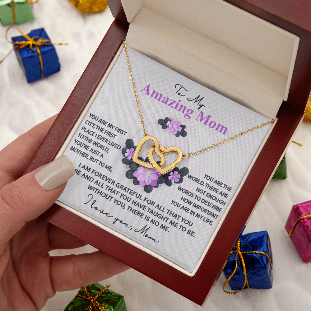 To My Amazing Mama Necklace, Mothers Day Necklace From Son, Christma Mom From Daughter, Gift My Mom Birthday, Mother Day Gift Mom Jewelry