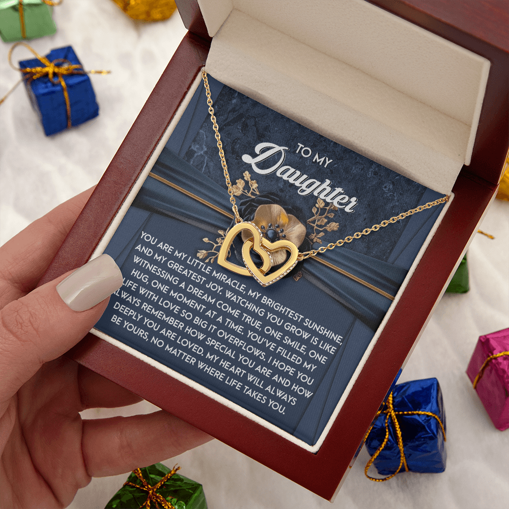 To My Daughter Necklace, Mom And Daughter Necklaces, Father Daughter Necklace, Jewelry For Daughter From Mom