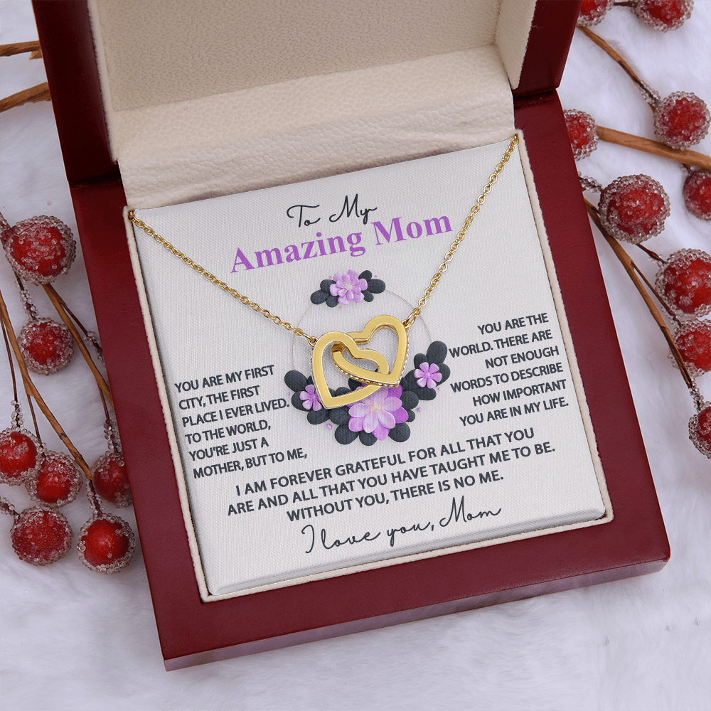 To My Amazing Mama Necklace, Mothers Day Necklace From Son, Christma Mom From Daughter, Gift My Mom Birthday, Mother Day Gift Mom Jewelry