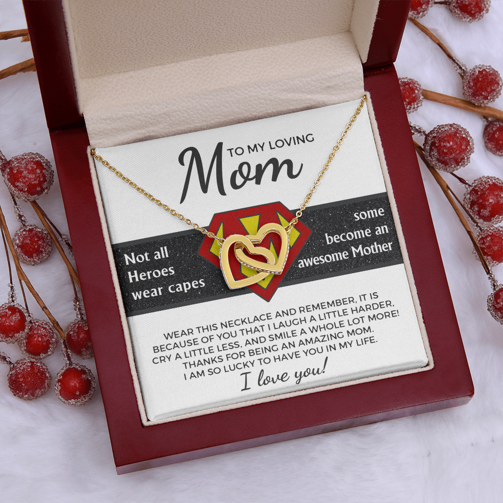 To My Loving Mom Necklace, Jewelry Mother Day Gift, I Love My Mom Necklace, Gifts For Mexican Moms, Birthday Gift Boyfriends Mom