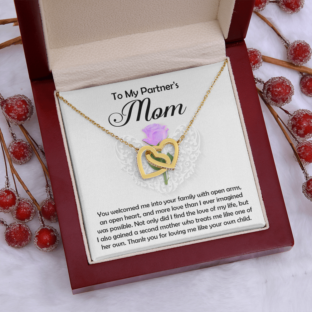 To My Mother-In-Law Necklace, Gift For Mother In Law Birthday, Mother's Day Gifts Mother In Law, Valentines Day Gifts For Mother In Law
