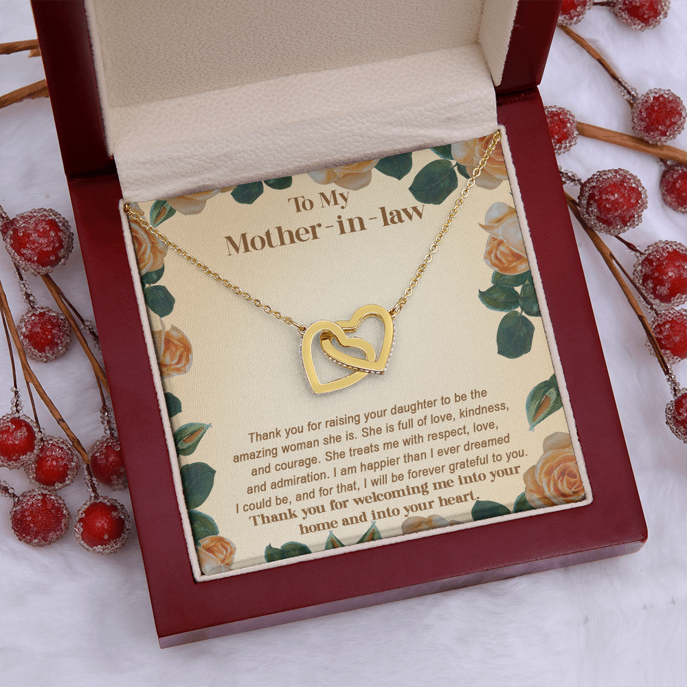 To My Incredible Mother-In-Law Necklace, Mother In Law Mothers Day Gift Jewelry, Future Mother In Law Gifts From Daughter In Law