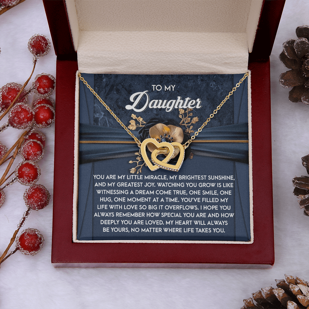 To My Daughter Necklace, Mom And Daughter Necklaces, Father Daughter Necklace, Jewelry For Daughter From Mom