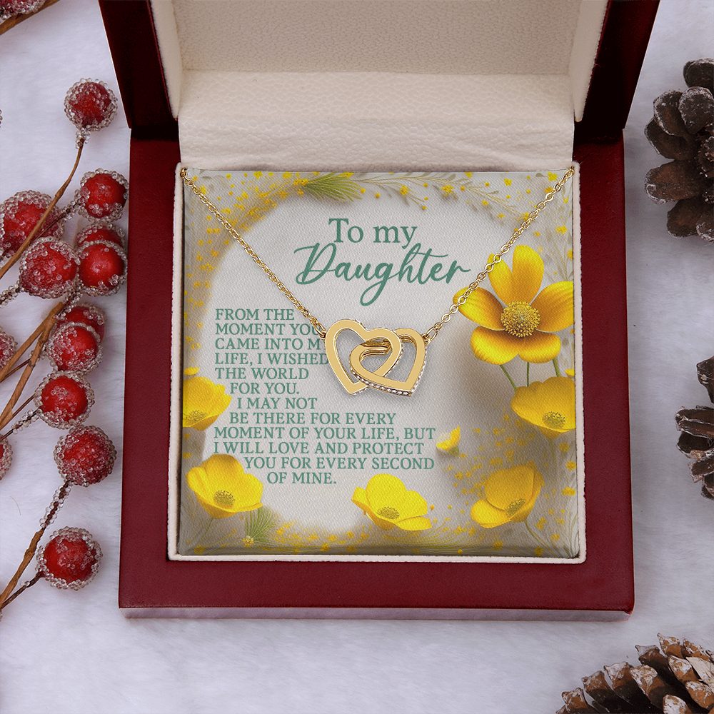 To My Daughter Necklace, My Daughter Gifts From Mom, Gifts From Dad To Daughter, Necklace For Daughter And Mom