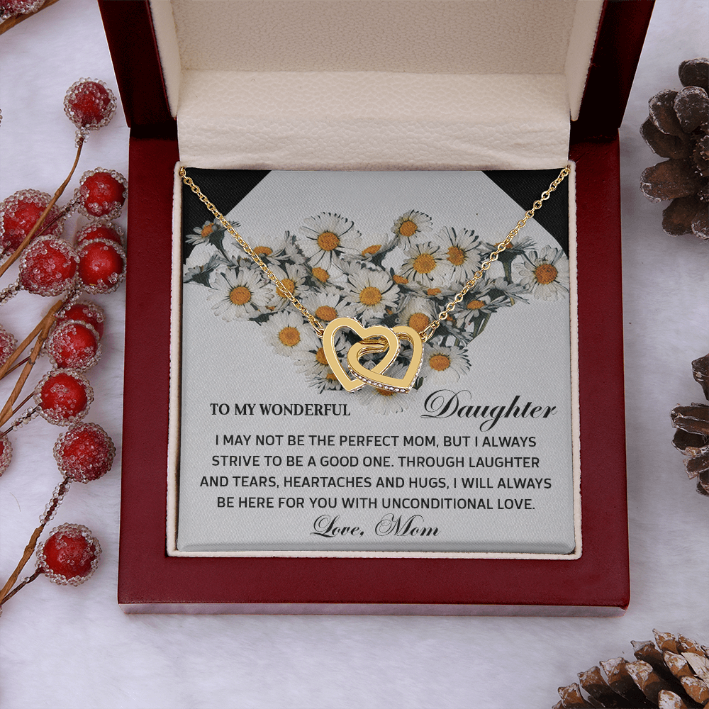 To My Wonderful Daughter Necklace, Daughter Gifts From Mom Unique, Mother Daughter Necklace, My Daughter Gifts From Mom
