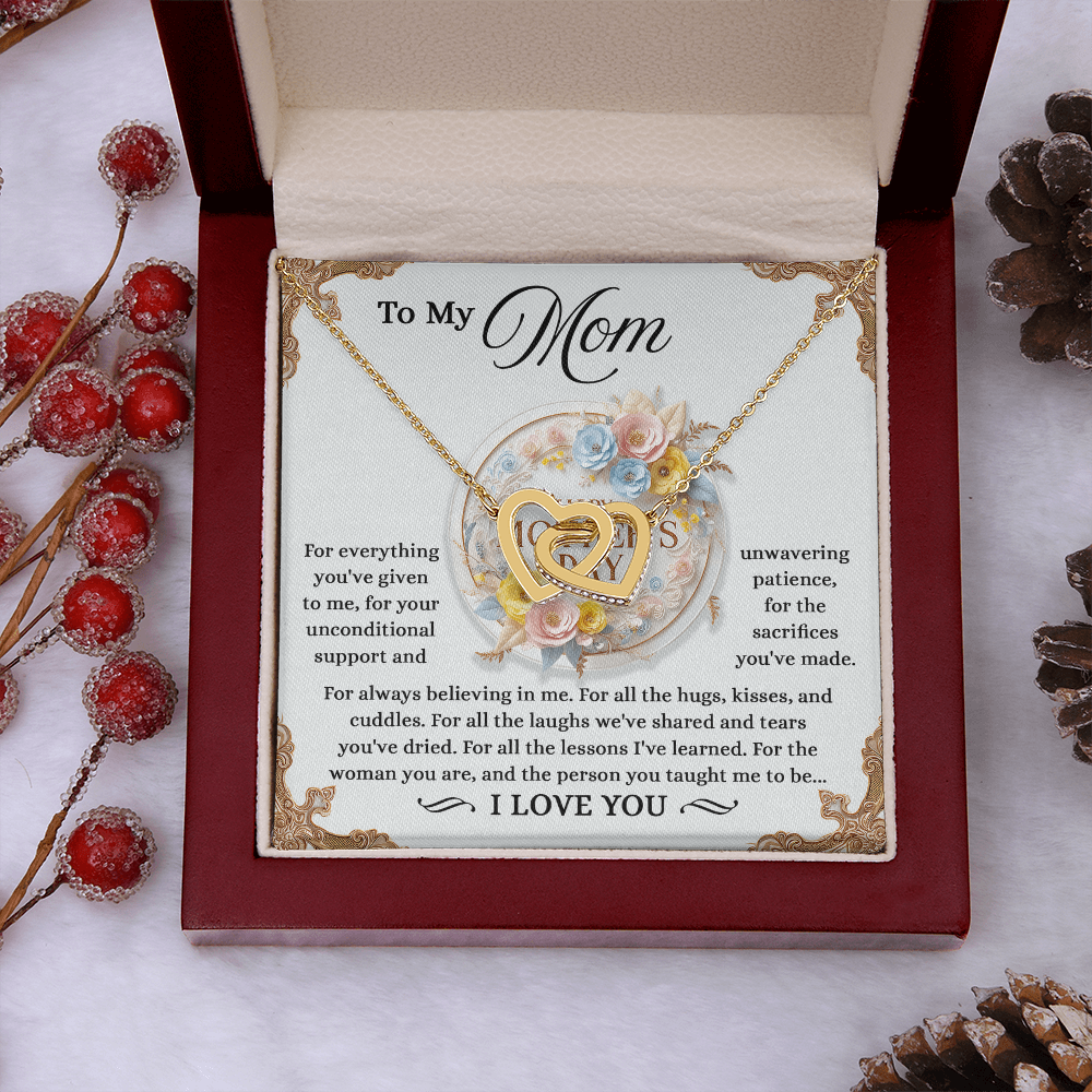 To My Mom Necklace, Mothers Day Gifts Mom, Mother Day Gift Mom Necklace, Christma Mom Gift From Daughter, Gift Mom Mother Necklace Pendant