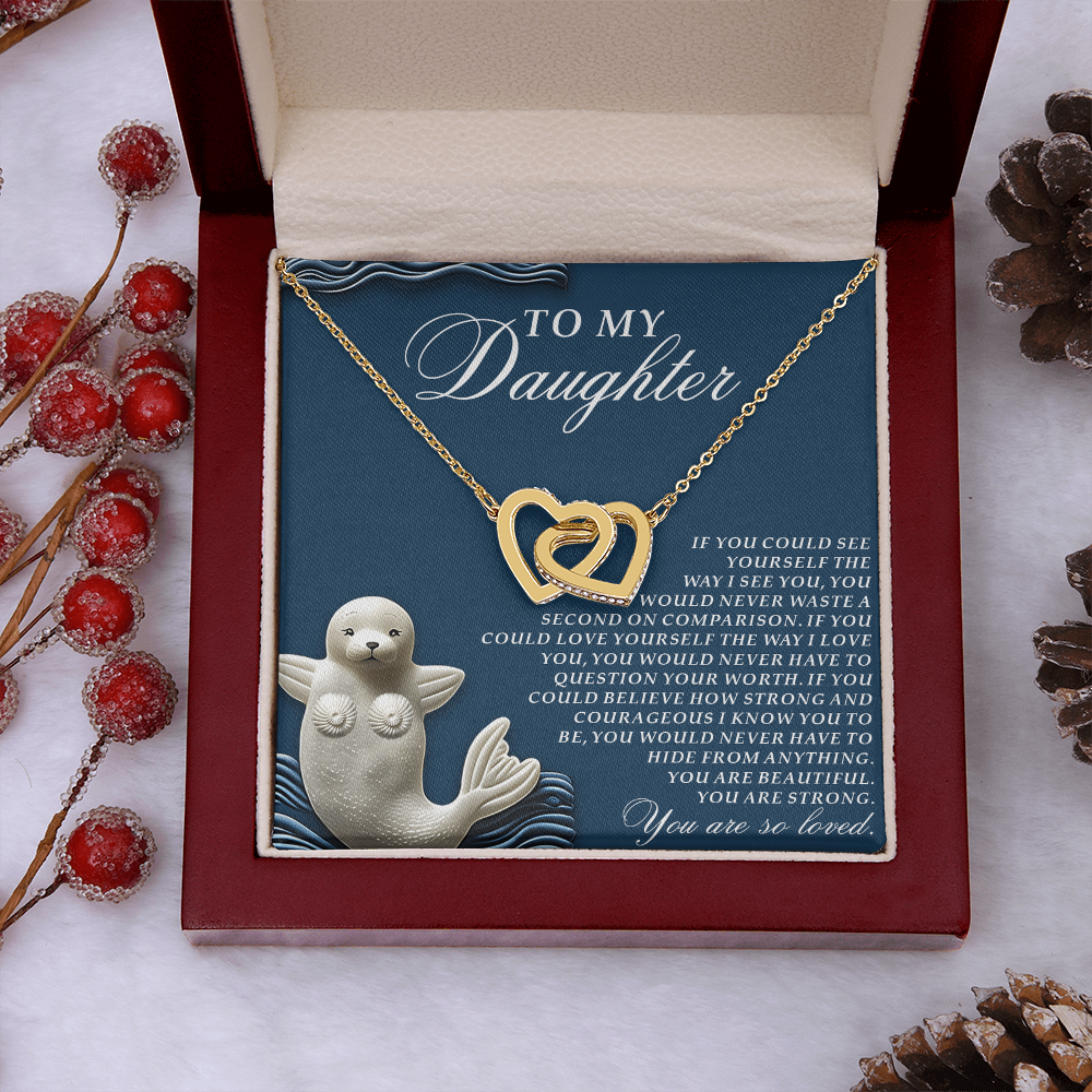 To My Daughter Necklace, Daughter Necklace From Dad, Birthday Gifts For Adult Daughter, Daughter Jewelry From Mom