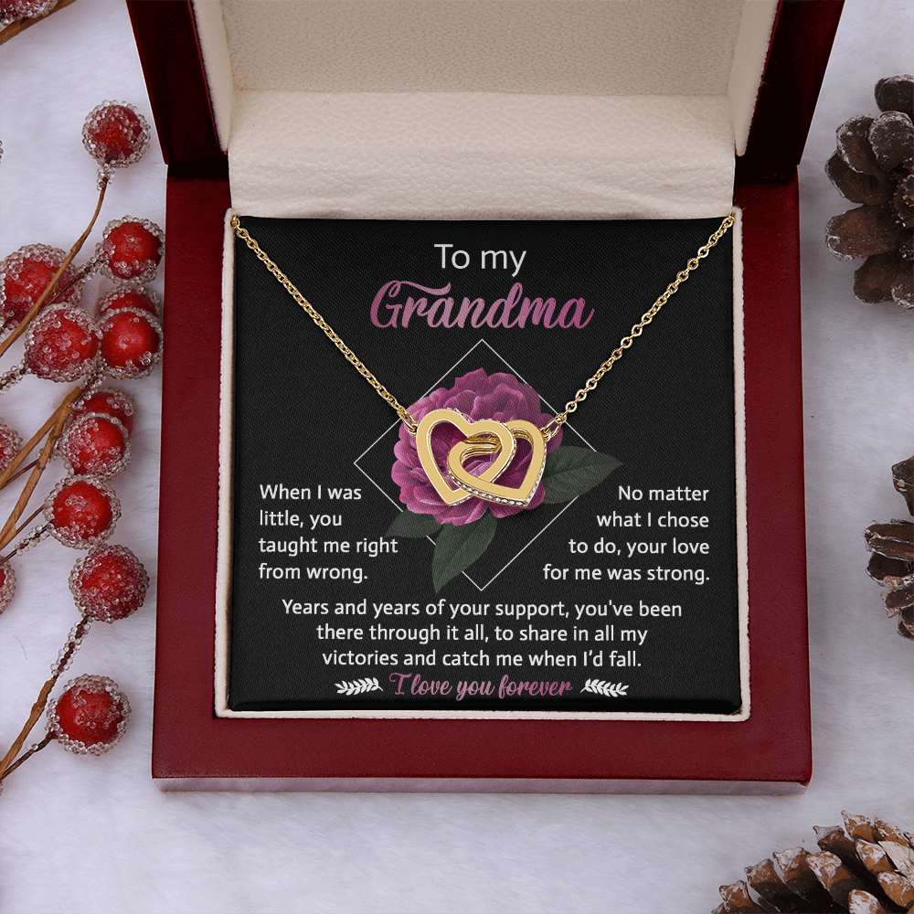 To My Grandma Necklace, I Love My Grandma Necklace, Gifts For My Grandma Birthday, Mothers Day Gift For My Grandma