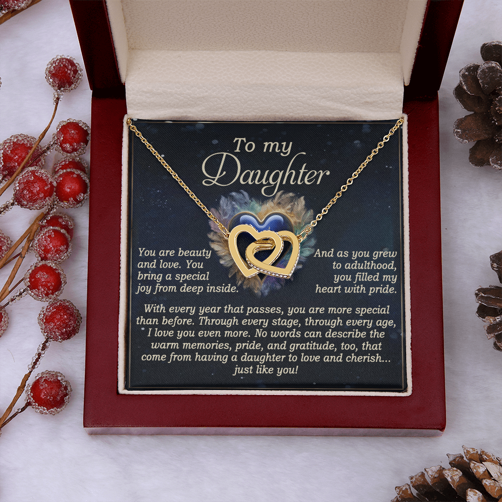 To My Daughter Necklace, For My Daughter From Dad, Daughter Gift From Dad, Daughter Necklaces From Mom