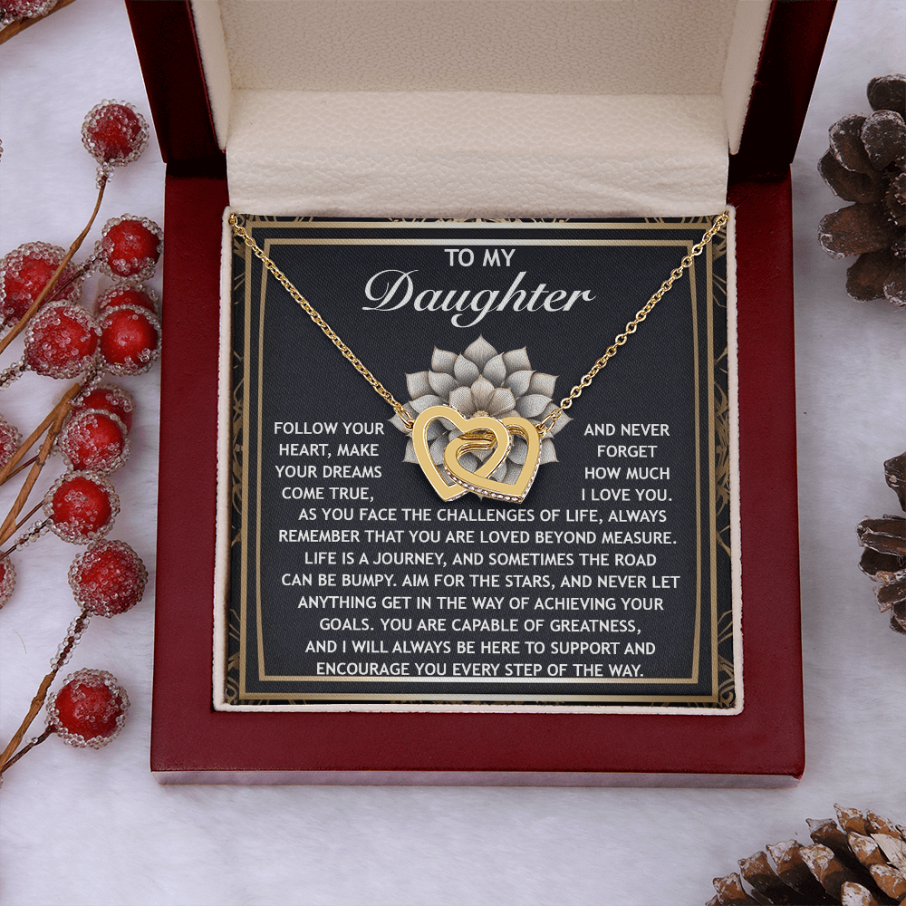 To My Daughter Necklace, Daughter Necklace From Mom, Birthday Gifts For Adult Daughter, Necklaces For Daughter From Dad
