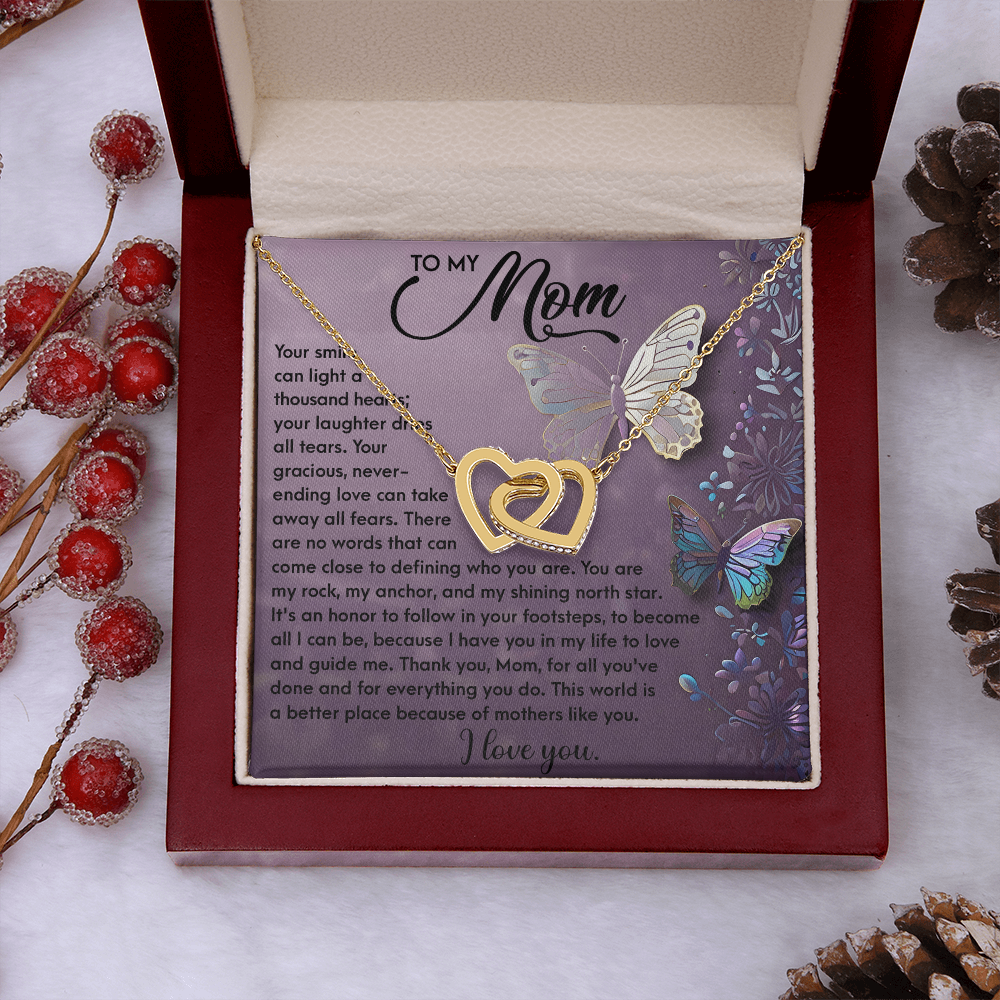 To My Mom Necklace, Christma Day Gift Mom, Mother Day Gift Jewelry Necklace, Christma Gift Mom Necklace, Sentimental Birthday Gift Mom