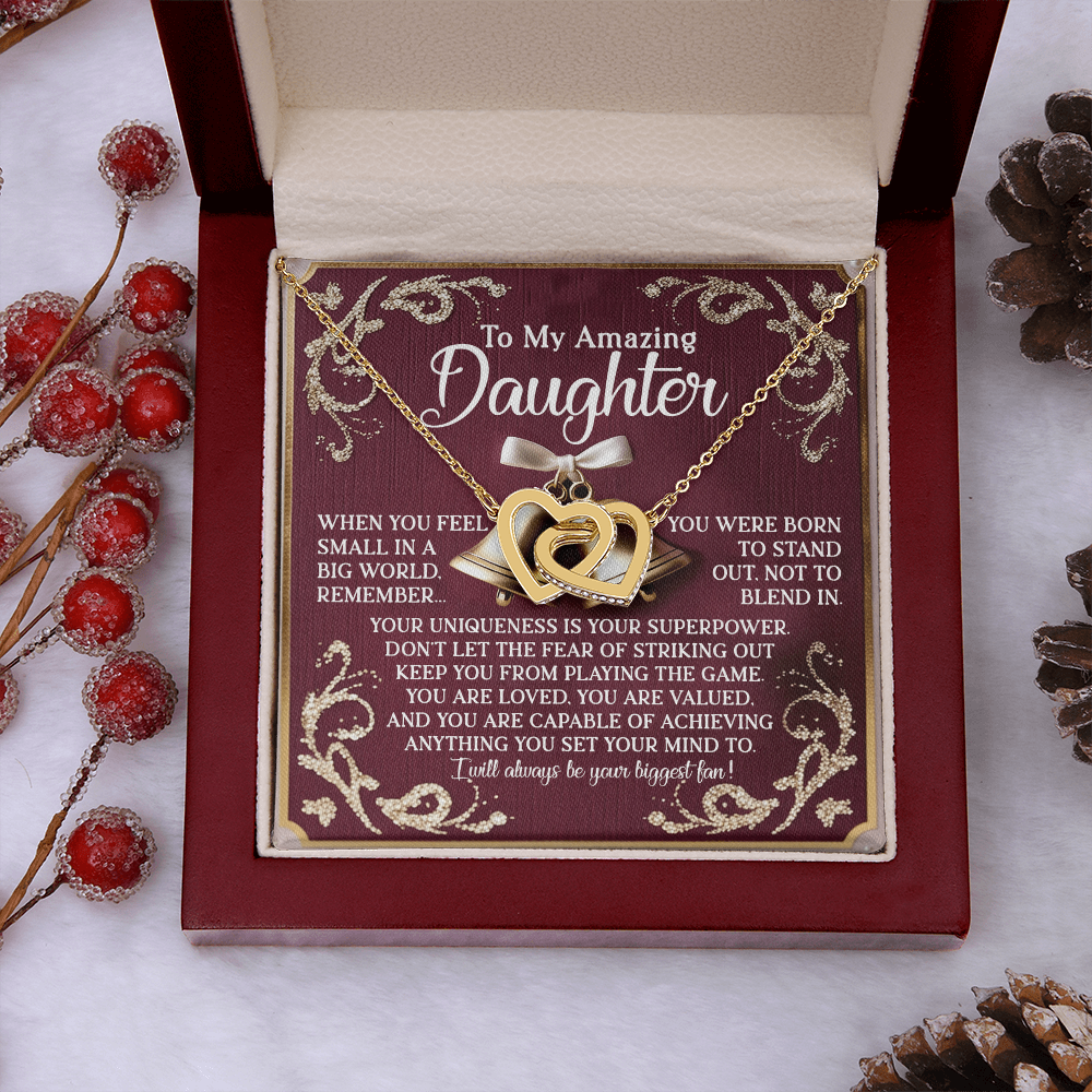 To My Amazing Daughter Necklace, For My Daughter Necklace, Daughter Gifts From Mom, For My Daughter From Mom
