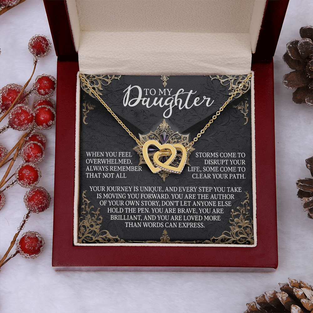 To My Daughter Necklace, For My Daughter From Dad, Daughter Gift From Dad, Daughter Necklaces From Mom