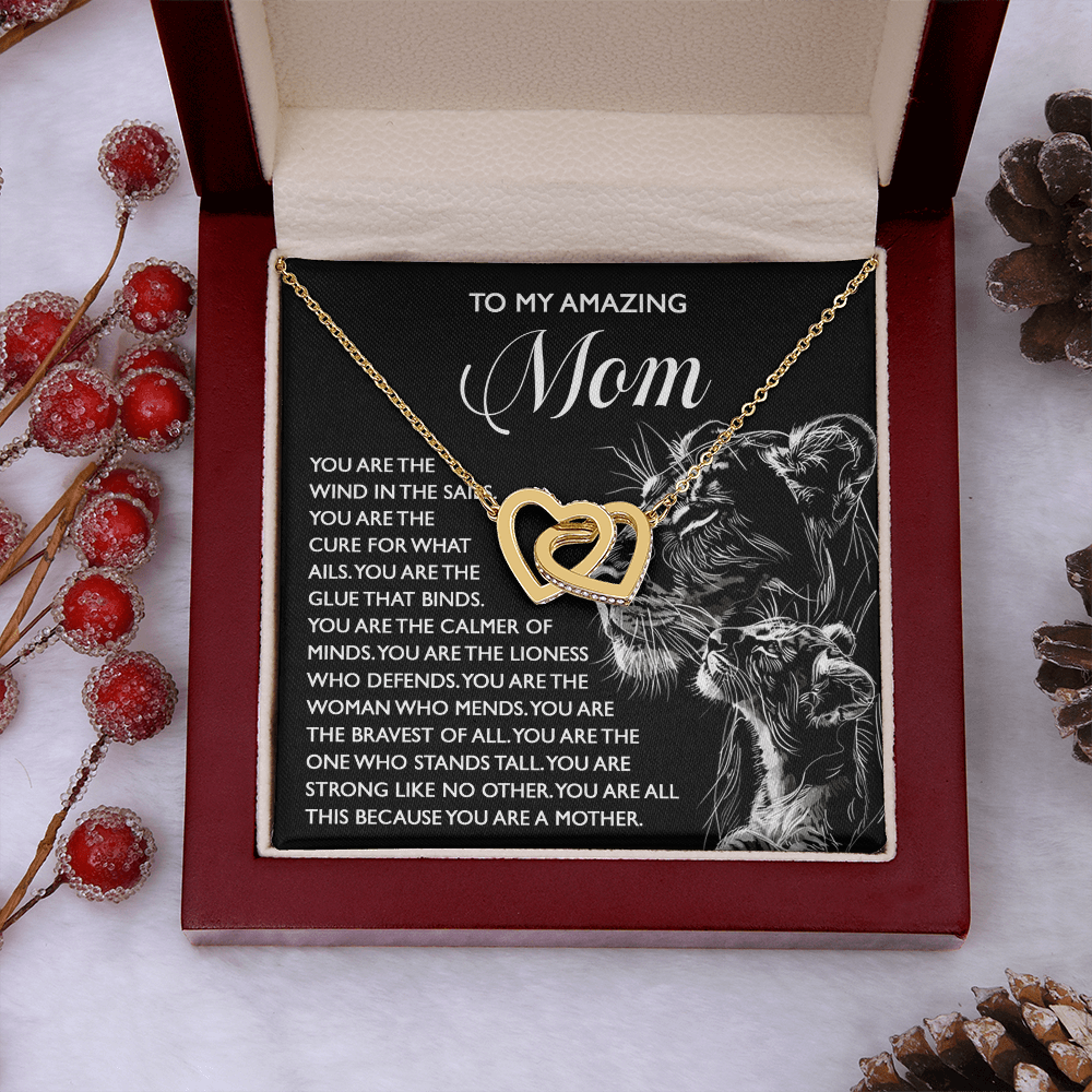 To My Amazing Mom Necklace, Worlds Best Mom Necklace, Sentimental Gift Mom From Son, Mother's Day Gifts For Mom Spanish