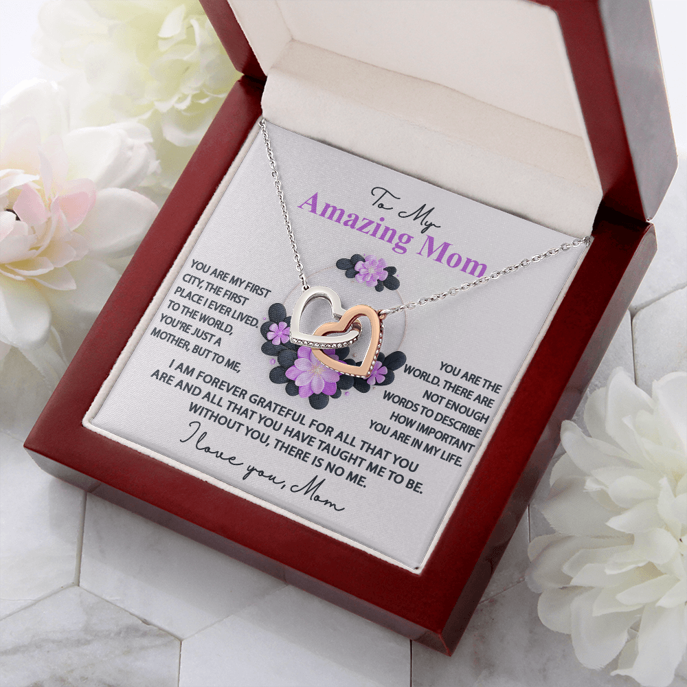To My Amazing Mama Necklace, Mothers Day Necklace From Son, Christma Mom From Daughter, Gift My Mom Birthday, Mother Day Gift Mom Jewelry