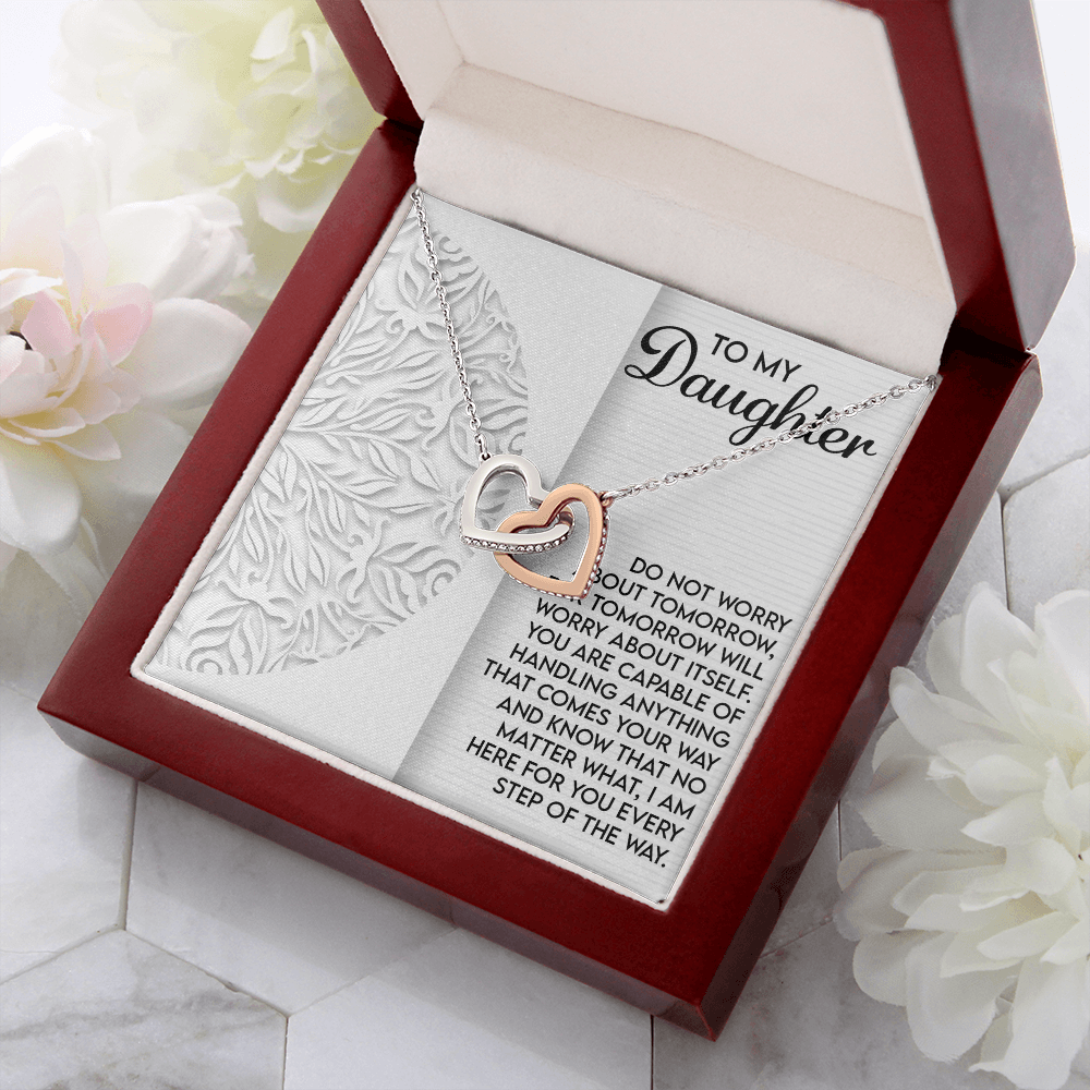 To My Daughter Necklace, To My Daughter From Mom, Fathers Day Gifts From Daughter Necklace, Valentines Gift Daughter From Dad