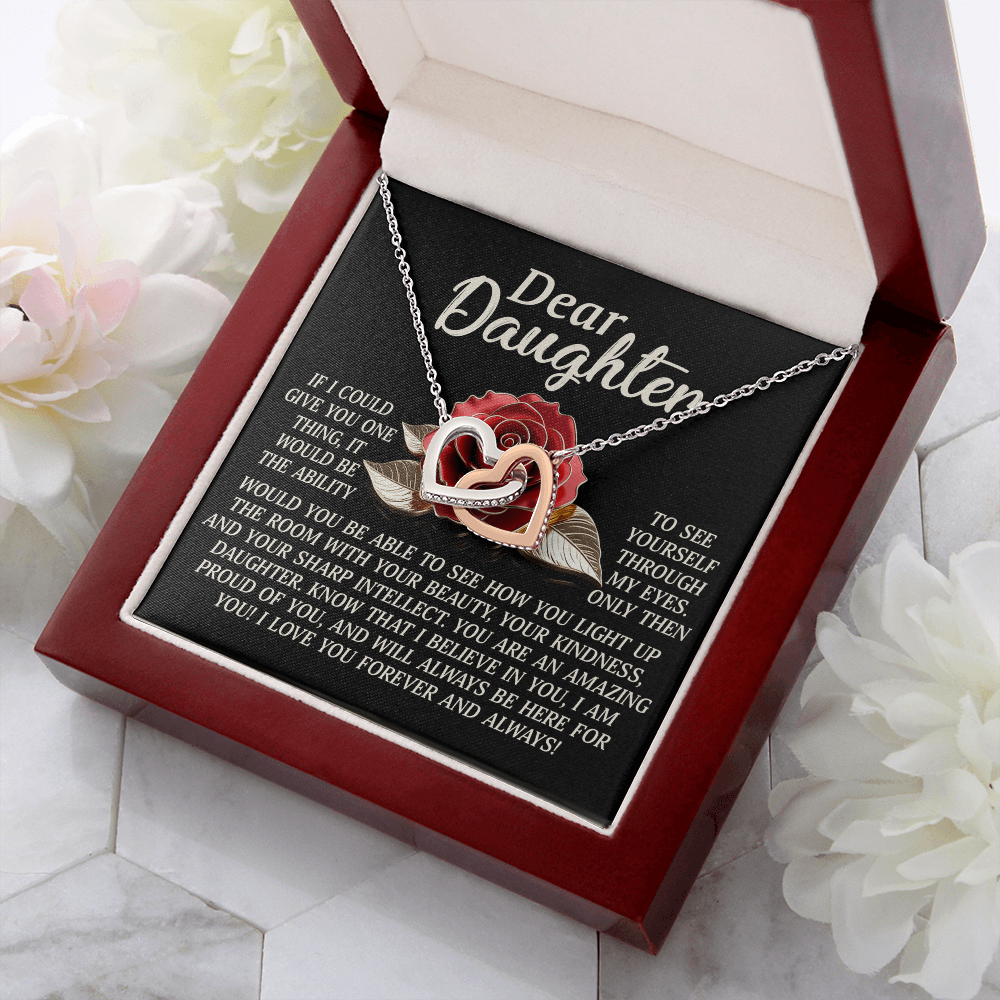 To My Daughter Necklace, Dad And Daughter Necklaces, Birthday Gift For Daughter Adult, Dad And Daughter Necklaces