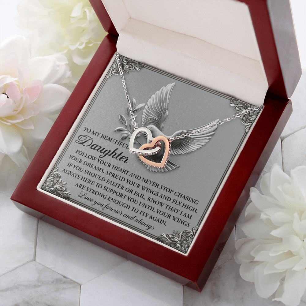 To My Beautiful Daughter Necklace, Birthday Card For Adult Daughter, Adult Daughter Birthday Gifts, Bonus Daughter Gifts Unique