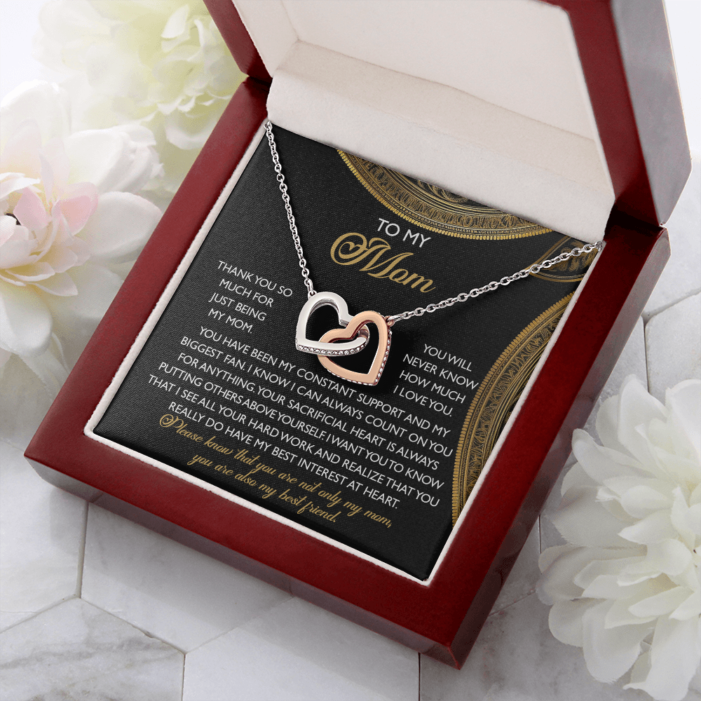To My Mom Necklace, Mothers Day Necklace From Son, Mom Gift Christma Jewelry, Mother Day Jewelry Mom, Christmas Gifts For Mom Spanish