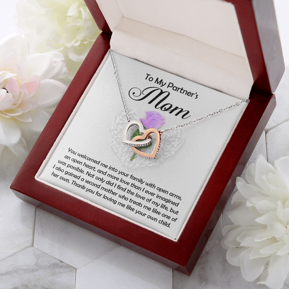 To My Mother-In-Law Necklace, Gift For Mother In Law Birthday, Mother's Day Gifts Mother In Law, Valentines Day Gifts For Mother In Law