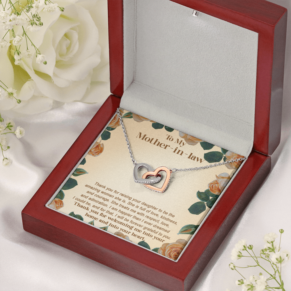 To My Incredible Mother-In-Law Necklace, Mother In Law Mothers Day Gift Jewelry, Future Mother In Law Gifts From Daughter In Law